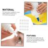 Angoily 60pcs Lash Grafting Glue Shaker Lash Glue Liner Eyelash Extension Nozzle Caps view 3