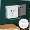 UPKOCH 4pcs Socket Covers for Use Stylish for Plugs Material Easy Installation for Living Room Bathroom and Bedroom view 3