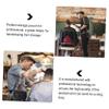 Didiseaon Hair Stylist Tool Bag Crossbody Handbag Sling Bag Hair Scissors Adjustable Strap Craftsmanship view 3