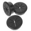 3 Pack Round Desktop Wire Hole Cover for Cable Management view 1