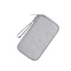 jojofuny Headset Data Cable Storage Bag Shockproof Compression Organizer for Chargers and Accessories Water Resistant Single Layer Design Gray view 1