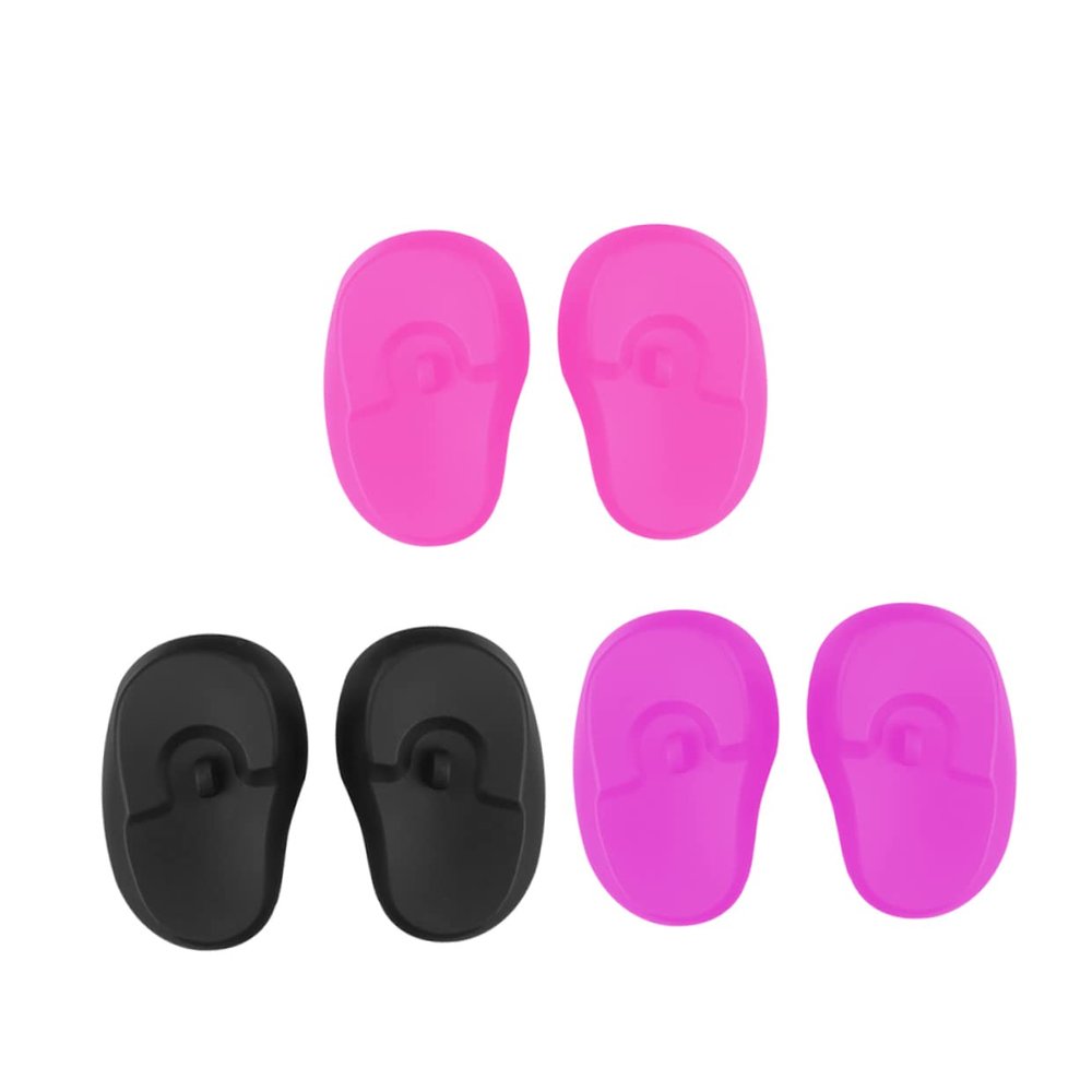 Didiseaon 6pairs Silicone Ear Covers for Hair Dyeing Ear Protectors to Prevent Staining and Water Damage for Hairdressing and Home Use
