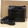 Didiseaon Tool Pouch Belt for Salon Stylists Genuine Leather Scissor Organizer Multi-Functional Hair Tool Holder for Combs Brushes Clips Essential Accessory for Hair Salons Black view 4