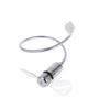 ETHZZLE Fan Light Mini Fan with Led Patterns 64 Colors Circular Display Silver for view 1