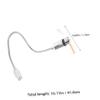 ETHZZLE Fan Light Mini Fan with Led Patterns 64 Colors Circular Display Silver for view 2
