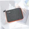 FELTECHELECTR Electronics Storage Bag Digital Accessories Organizer Earphone Pouch USB Cable Pouch Compact Waterproof Grey view 4