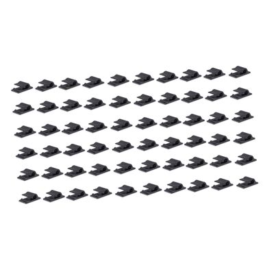 UPKOCH 60pcs Self-Adhesive Cable Clips Multifunctional Cord Organizer for Household and Office Use Wire Holder for Efficient