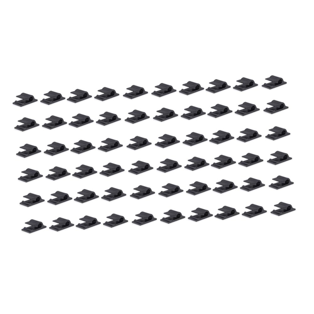 UPKOCH 60pcs Self-Adhesive Cable Clips Multifunctional Cord Organizer for Household and Office Use Wire Holder for Efficient