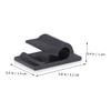 UPKOCH 60pcs Self-Adhesive Cable Clips Multifunctional Cord Organizer for Household and Office Use Wire Holder for Efficient view 2
