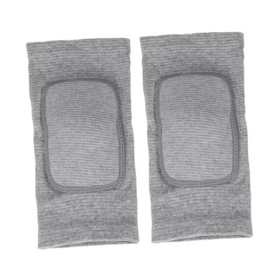 LABRIMP Knee Pad Sleeve Breathable Elastic Support Protector for Sports Flexible Non-slip Design Grey for Running Dancing Football