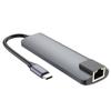 ETHZZLE Type-c Docking Station with Pd Charging Port Multi-Function USB Hub Adapter for Laptop Compact Design for Easy Portability Durable Material No Drivers Required view 1