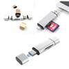 ETHZZLE Type-c Dual-Function Card Reader Silver OTG Memory Adapter for and USB- Compact and Portable Supports Cards Transfer view 3
