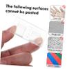 Zerodeko 50pcs Wall Wire Holders Wire Fixer Clips Cord Management Clips Self-Adhesive for Under Desk view 3