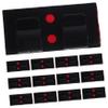 Hemoton 25pcs Self-Adhesive Cable Organizer Clips for Cords Wire Holders for Home Office and Car Management for USB and Charger Cables view 1