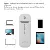 4G USB Hotspot, Plug and Play High Speed Internet Access Devices, Inserted Standard SIM Card, Multi User Sharing, WPA WPA2 Encryption Router for Home Travel (White) view 4