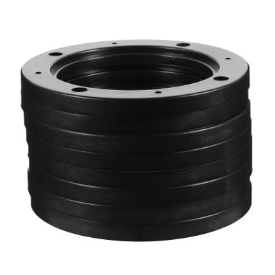 4 Pairs Plastic Horn Gasket Abs Speaker Spacers 6.3 Inch Speaker Spacer Auto Audio Adapter Ring Vehicles Car