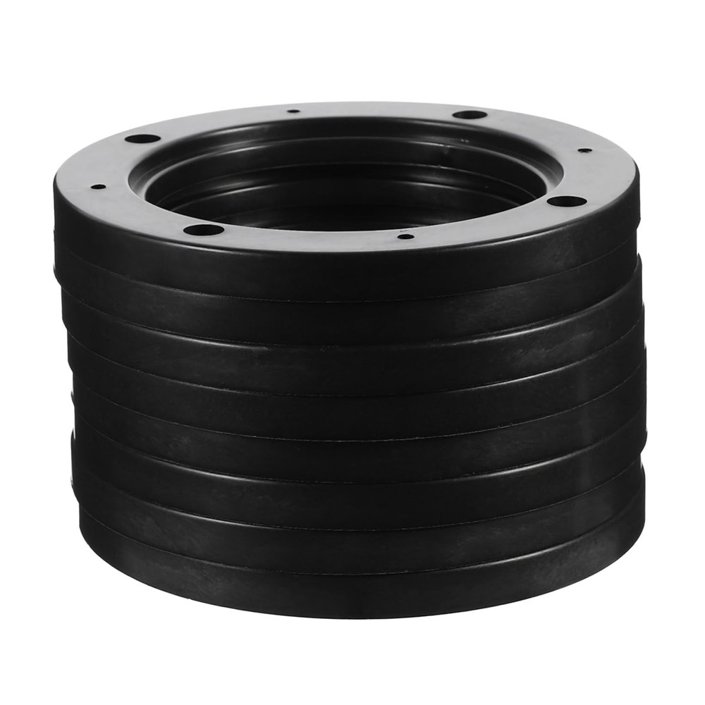 4 Pairs Plastic Horn Gasket Abs Speaker Spacers 6.3 Inch Speaker Spacer Auto Audio Adapter Ring Vehicles Car
