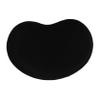 WOFASHPURET Heart Shaped Mouse Rest Computer Mouse Floral Mouse Pad Anti Slip Rubber Pad Mouse Mat for Desk Office Mouse Pad Gaming Mouse Rest Pad Desk Accessory for Office Keyboard Pad Wrist, Black view 1