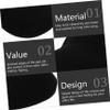 WOFASHPURET Heart Shaped Mouse Rest Computer Mouse Floral Mouse Pad Anti Slip Rubber Pad Mouse Mat for Desk Office Mouse Pad Gaming Mouse Rest Pad Desk Accessory for Office Keyboard Pad Wrist, Black view 3