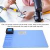 Silicone Soldering Mat, Phone Repair Mat Antistatic Mat For Electronics Anti Static Mat For Pc Building Heat Plate for Smartphone LCD Screen Separator Machine Repair Tools view 3