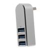 ETHZZLE Rotatable USB Hub USB Port Adapter for Laptop High-Speed Data Transfer No Driver Required Portable Design for Keyboard Mouse and More view 1