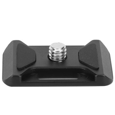 Aluminium Alloy Quick Release Plate with Universal 1/4-inch Screw for SLR, Mirrorless, Sports Camera. Hot Shoe Mount, Lanyard Hole