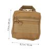 Hemoton Pocket Organizer Utility Pouch for Tool Storage Travel Sundries Organizer for Hiking Camping and Outdoor Activities Multi-Functional Bag view 2