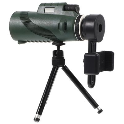 Hemoton Monocular Telescope Smartphone Holder Compact for Bird Watching Wildlife Observation and Outdoor Activities High Definition Wide Angle Lens Lightweight Design
