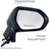 PATAJP4U Side Mirror Fits Power Heated Turn Signal Passenger Side () M2796B, Quality Verified & Fitment Tested view 2