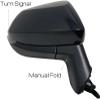 PATAJP4U Side Mirror Fits Power Heated Turn Signal Passenger Side () M2796B, Quality Verified & Fitment Tested view 3