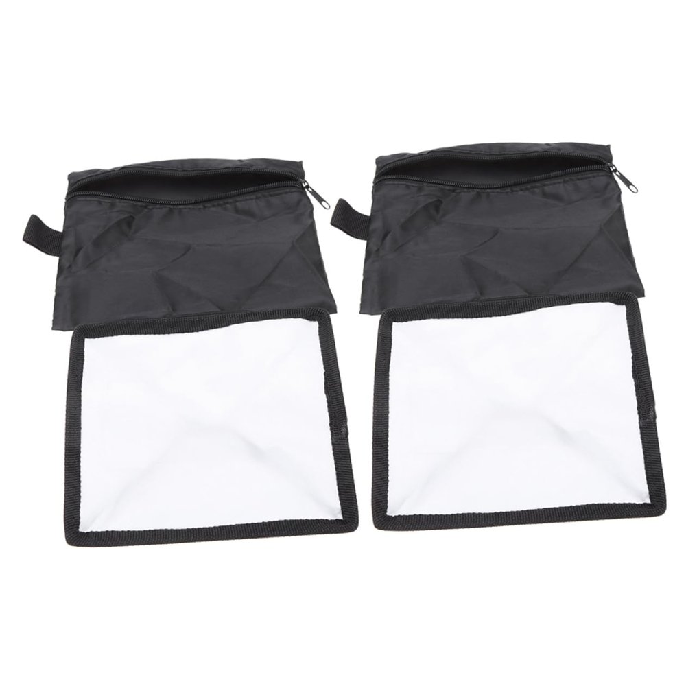 ETHZZLE 2pcs Foldable Diffuser Sock for Soft Flash Photography Light Diffuser Screen Cover for Camera Flash Easy to Carry and Store Accessory