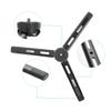 ETHZZLE Adjustable Metal Tabletop Tripod for Phone Camera Foldable Aluminum Alloy Design with Mounting Screw Height Lightweight for Travel Live Streaming view 4