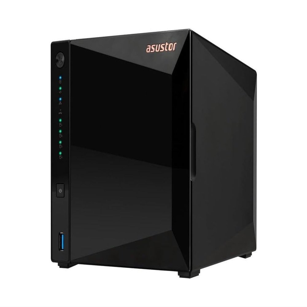 Asustor Drivestor 4 Pro Gen2 AS3304T v2, 4 Bay NAS, 1.7GHz Quad-Core, 2.5GbE Port, 2GB RAM DDR4, Small Home Media Server, Network Attached Storage[Diskless]