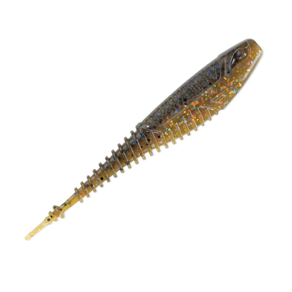 CrushCity Freeloader Soft Plastic Swimbait Minnow, Natural Swimming Action for Jig Heads & Multi-Species Bass Fishing, 4-1/4", Sungill