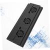 Hemoton Game Console Cooling Fan Stand Triple USB Port Hub Vertical Bracket for One Enhanced Ventilation Settings Light Bar Feature Gamer Accessory view 3
