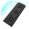 Hemoton Game Console Cooling Fan Stand Triple USB Port Hub Vertical Bracket for One Enhanced Ventilation Settings Light Bar Feature Gamer Accessory view 4