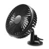 FELTECHELECTR 1pc Portable Car Fan Usb Charging Adjustable Rotation Low Noise Cooling Fan for Cars Lightweight and Cooling Black view 1