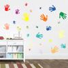 Vaguelly Palm Prints Wall Stickers 9.84X13.77 Inch DIY Removable PVC Decals for Kids Bedroom Nursery Kindergarten Wall Decor Easy Peel and Stick view 4