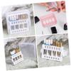 MERRYHAPY 3pcs Nail Grinding Head Organizer Durable Storage Box for Nail Drill Bits Compact Design White Purple and Pink for Keeping Tools Clean and Accessible view 2