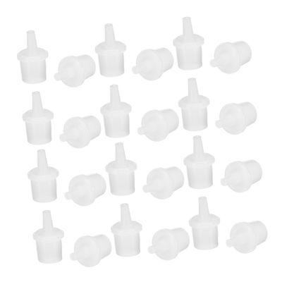 100Pcs White Plastic Glue Bottle Tips for Precise Adhesive Control
