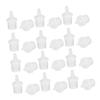 100Pcs White Plastic Glue Bottle Tips for Precise Adhesive Control view 1
