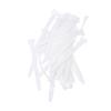 Hemoton 40pcs Fish Bone Silicone Cable Organizers Earphone Winder Data for Home Office Practical Winding Design