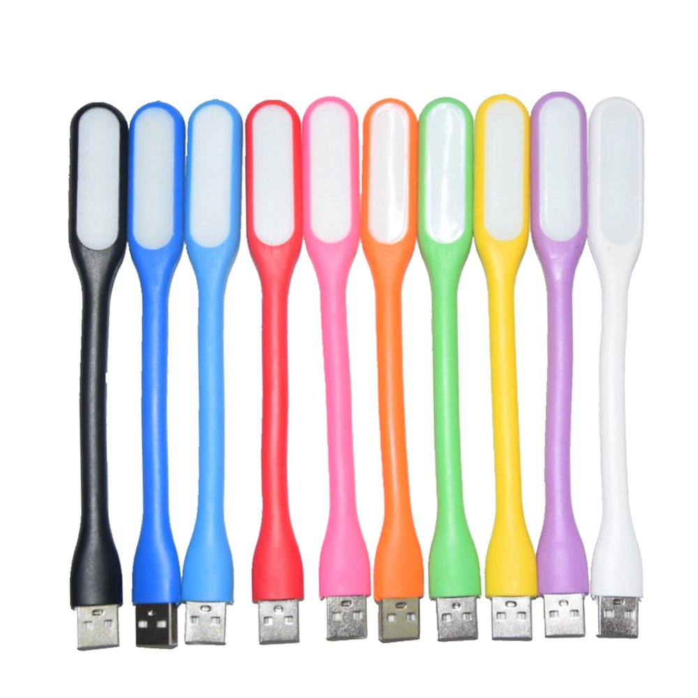 ETHZZLE 2pcs USB Led Reading Lamp Portable Flexible Design Powered by USB Port for Reading Study Random Color