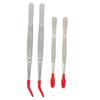 Angoily 4pcs Stainless Steel Tweezers Tips Straight and Elbow Precision Tools for Home and Craft Use view 1