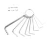ETHZZLE 8pcs Hexagon Wrench Tool Set for Cycling -treated Spanner Added Torque Handle for Extra Reach and Greater Torque view 4