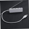 Hemoton High- USB Hub Adapter Compact USB Splitter for Laptop and Pc Multi-Device Charging Hub and Play OTG Compatibility White view 2