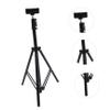 Hemoton 1set Adjustable Projector Tripod Stand Portable Camera Stand for Live Streaming Height Adjustable Floor Mount for Projectors Cameras and Webcams Compact Design Easy Installation view 2