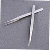 Beatifufu 10pc Straight Pointed Stainless Steel Tweezers Sewing Machine Clip Lash Tools Craft Hardware view 2