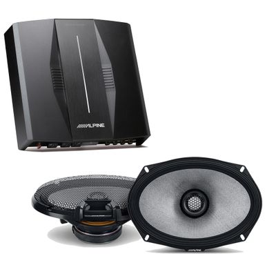 Alpine PXE-C80-88 OPTIM8 8-Channel Hi-Res Digital Sound Processor Amplifier w/ R2-S69 Bundle