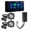 Alpine iLX-W670 Digital Multimedia Receiver & 2 Pairs Alpine S2-S40C Type S 4" Component Speakers w/Power Pack view 1